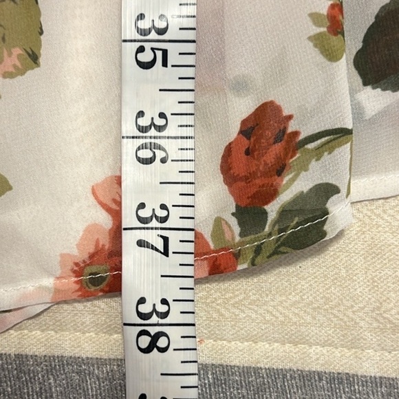 HP🎉Show Me Your MuMu,Chiffon Floral Dress, Completely Lined,Execlt Cond,Size XXL - Picture 10 of 11